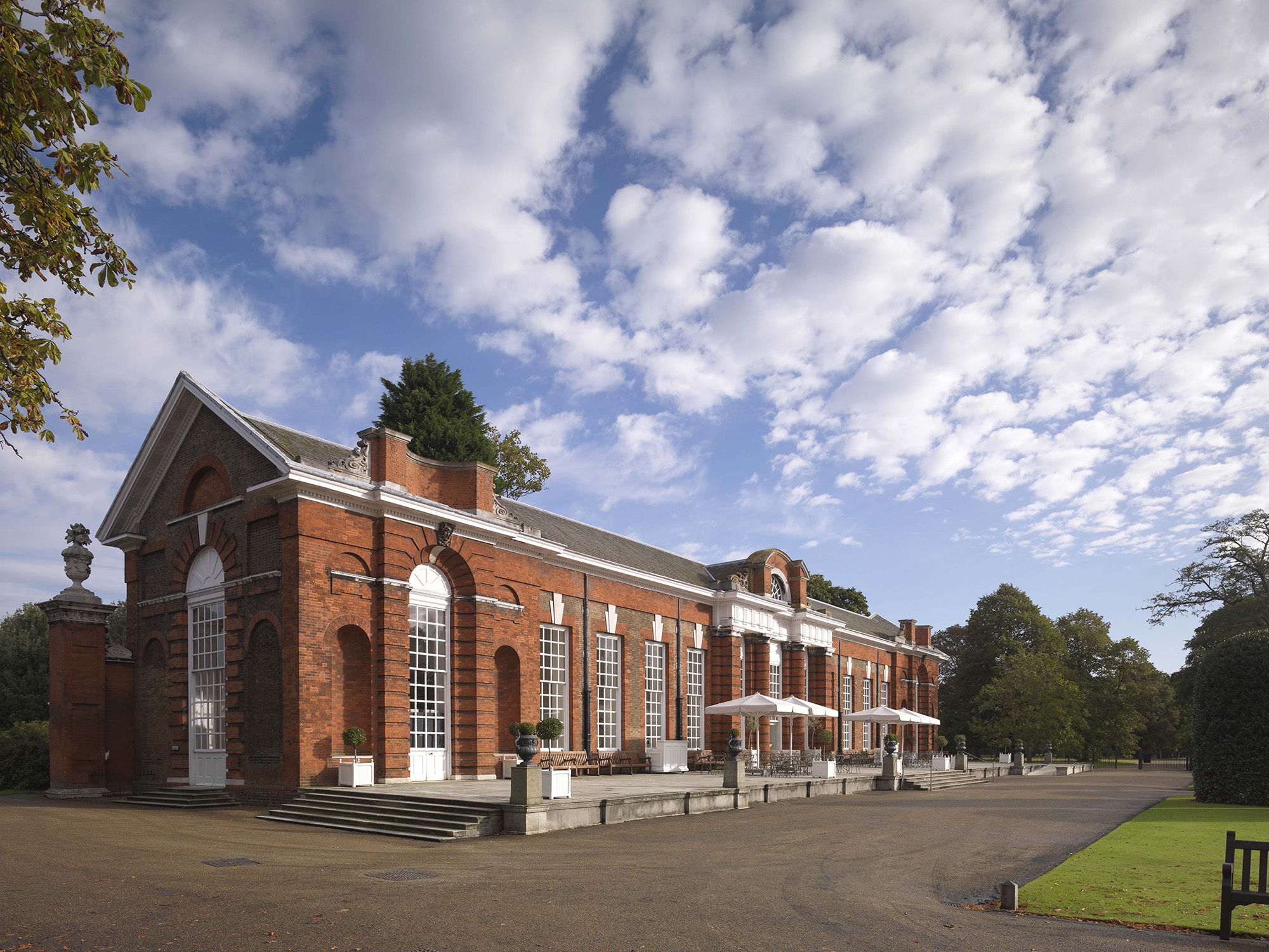 Kensington Palace Orangery and the Main Building
