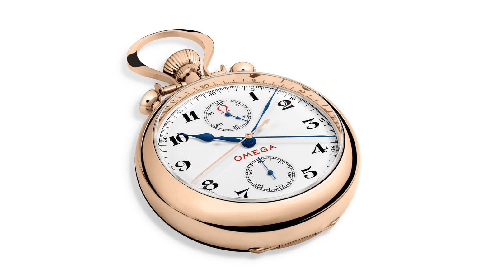 Olympic Pocket Watch 1932 Rattrapante Chronograph