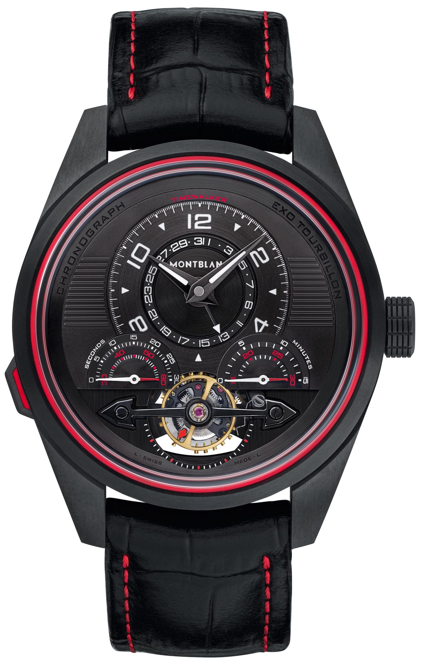 Montblanc TimeWalker ExoTourbillon Minute Chronograph Limited Edition 100, All-Black