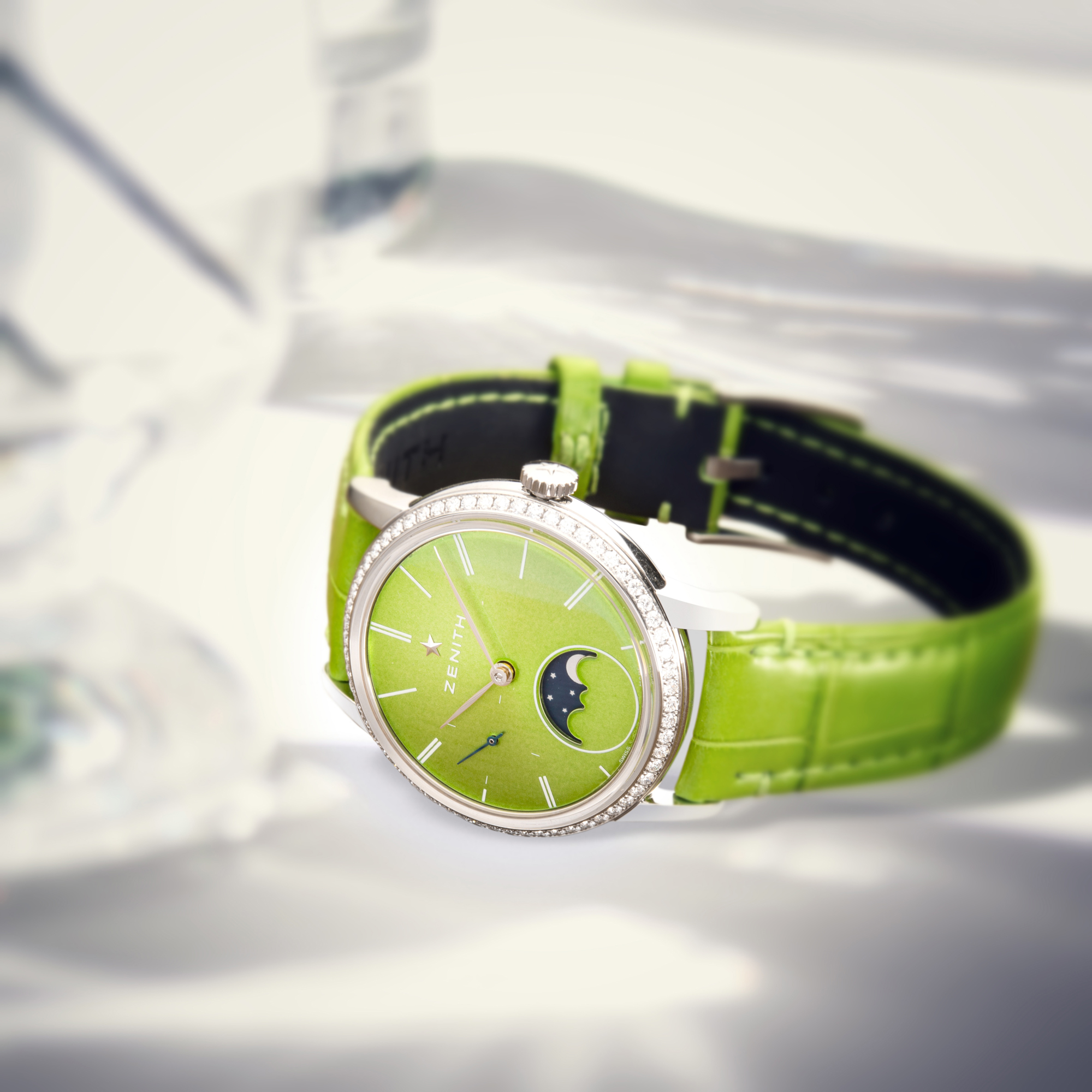 Elite Lady Moonphase Apple Green