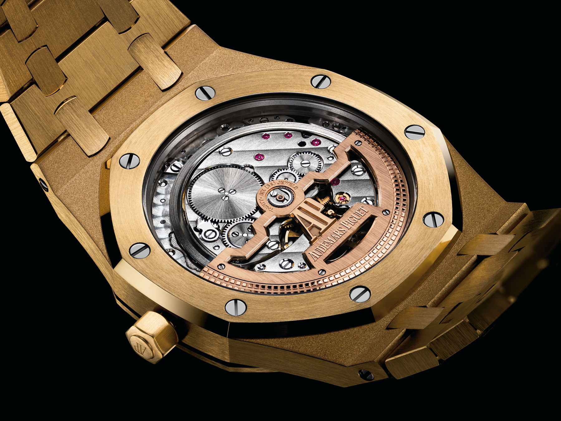 Caseback of Royal Oak Extra Thin