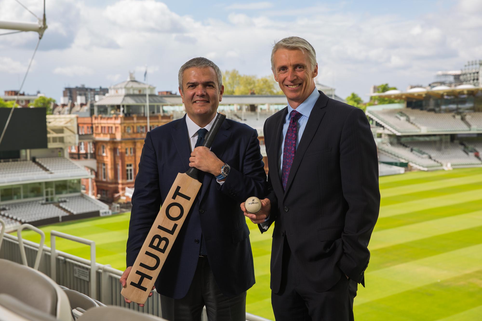 Ricardo Guadalupe, CEO of Hublot and Steven Elworthy, former South African cricketer and Director of ICC Champion’s Trophy and Women’s World Cup tournaments