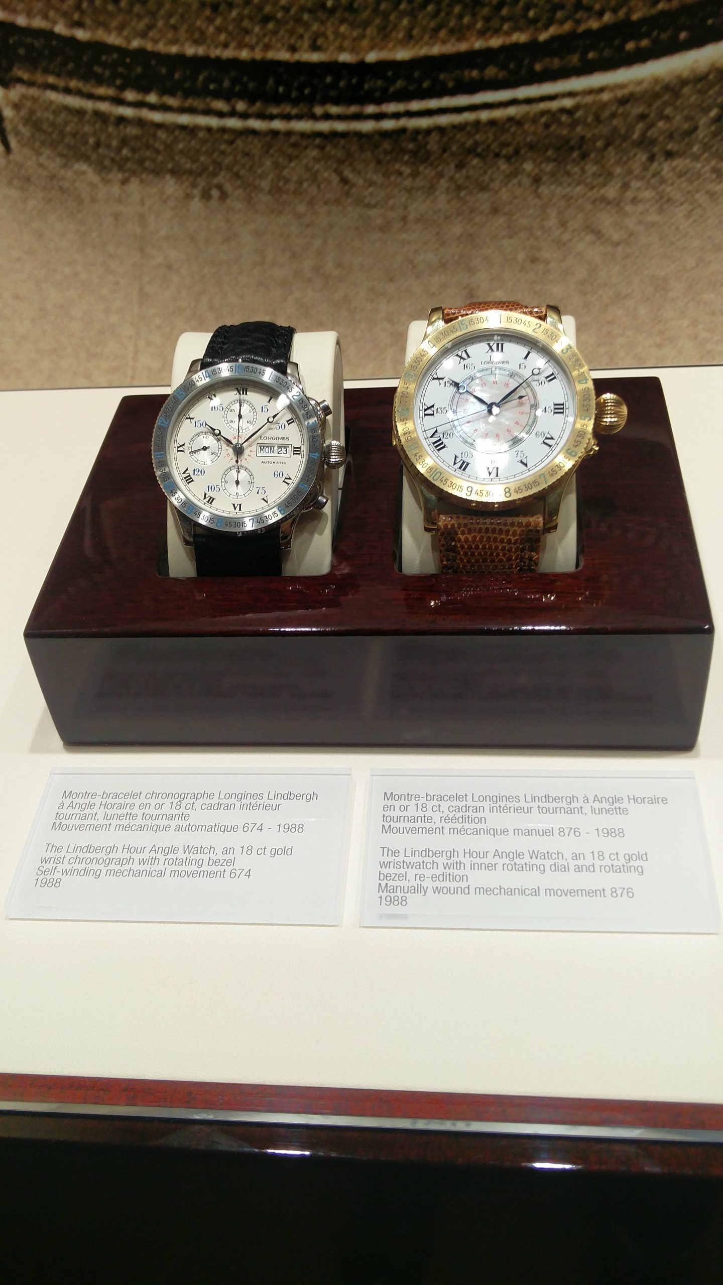 The Lindbergh Hour Angle Watch 1988 versions