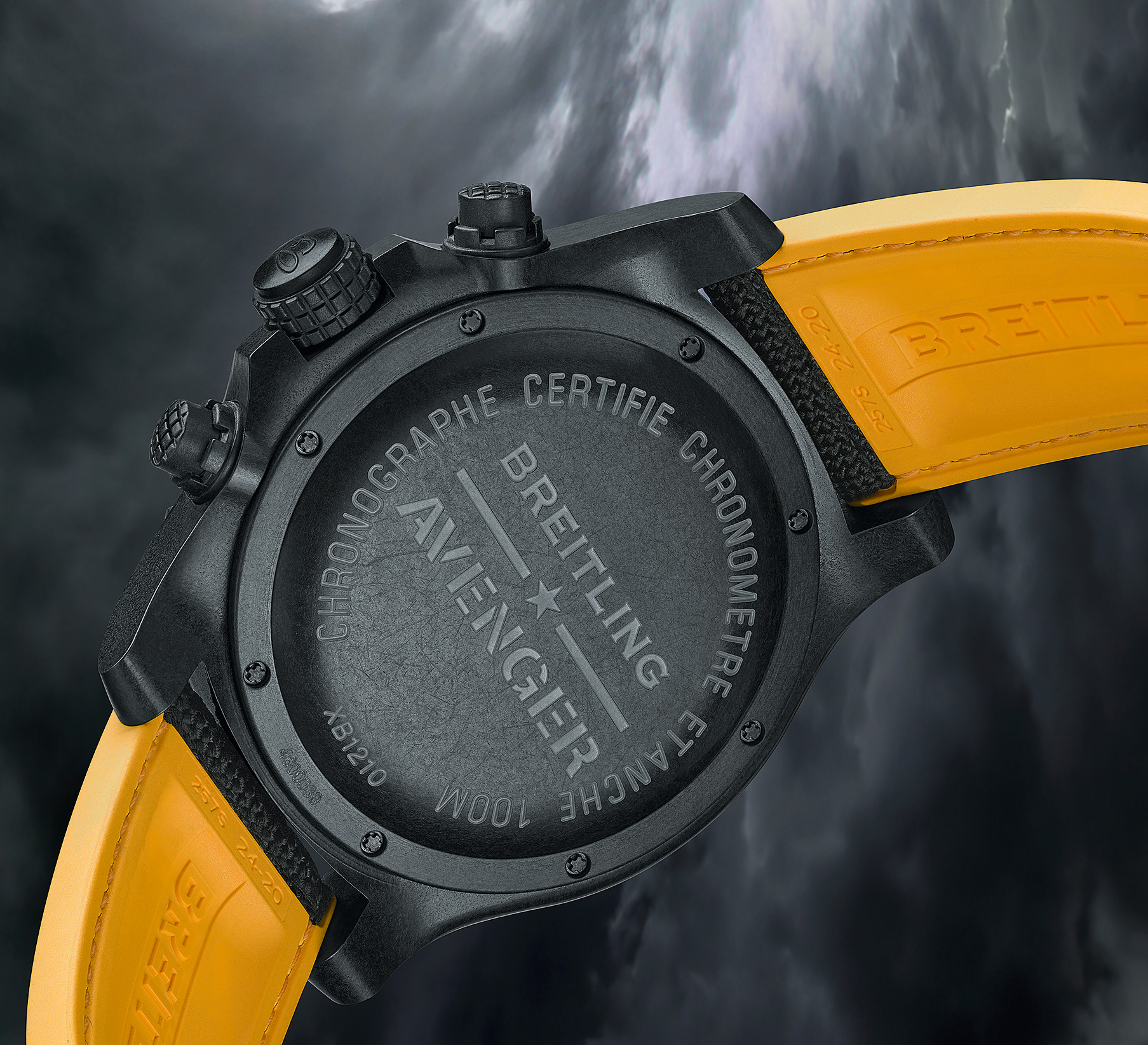 The caseback trumpets the chronometer status of the movement underneath