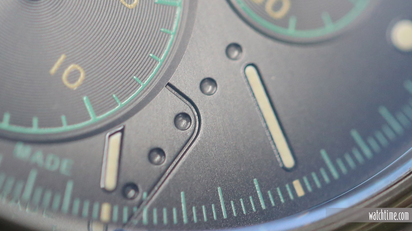 Graham Chronofighter Vintage Aircraft Ltd Dial Closeup