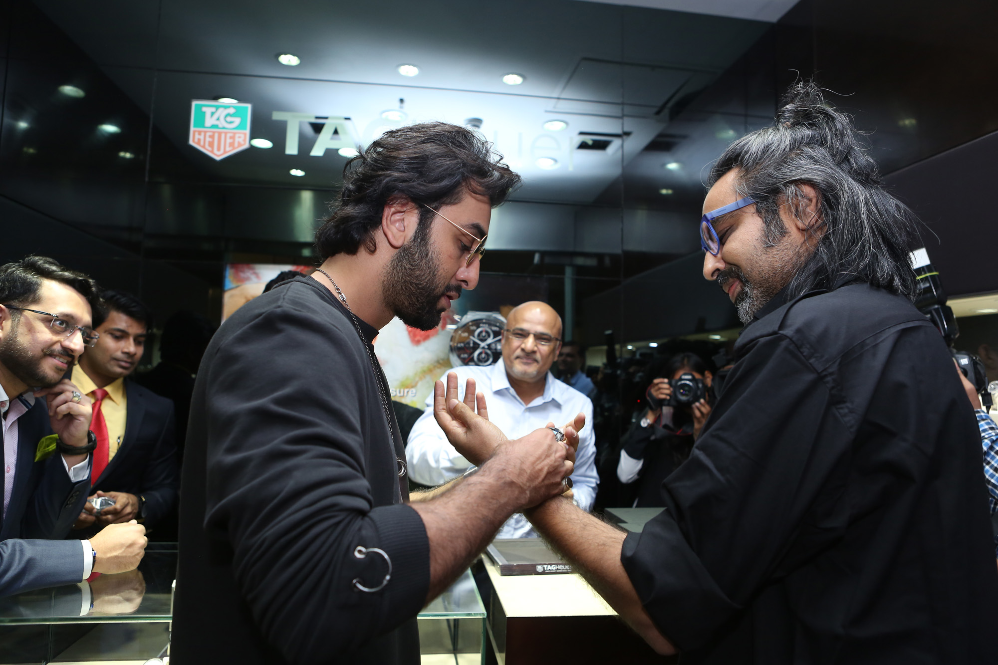 Ranbir Kapoor, Ashok Goel and Avinash Gowarikar