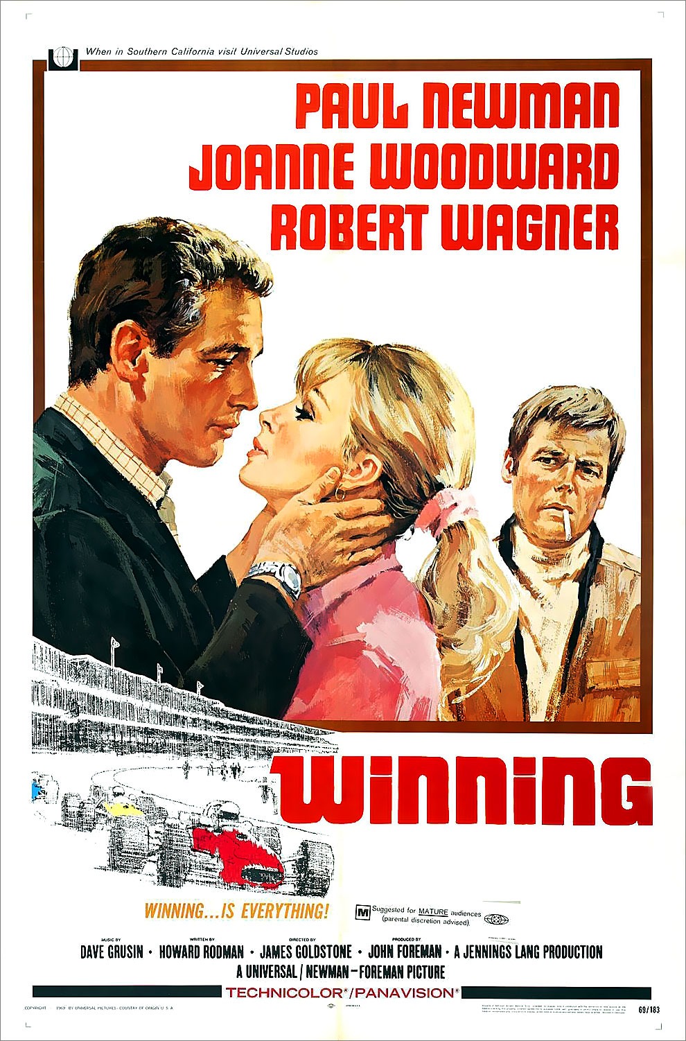 Paul Newman Winning Movie Poster