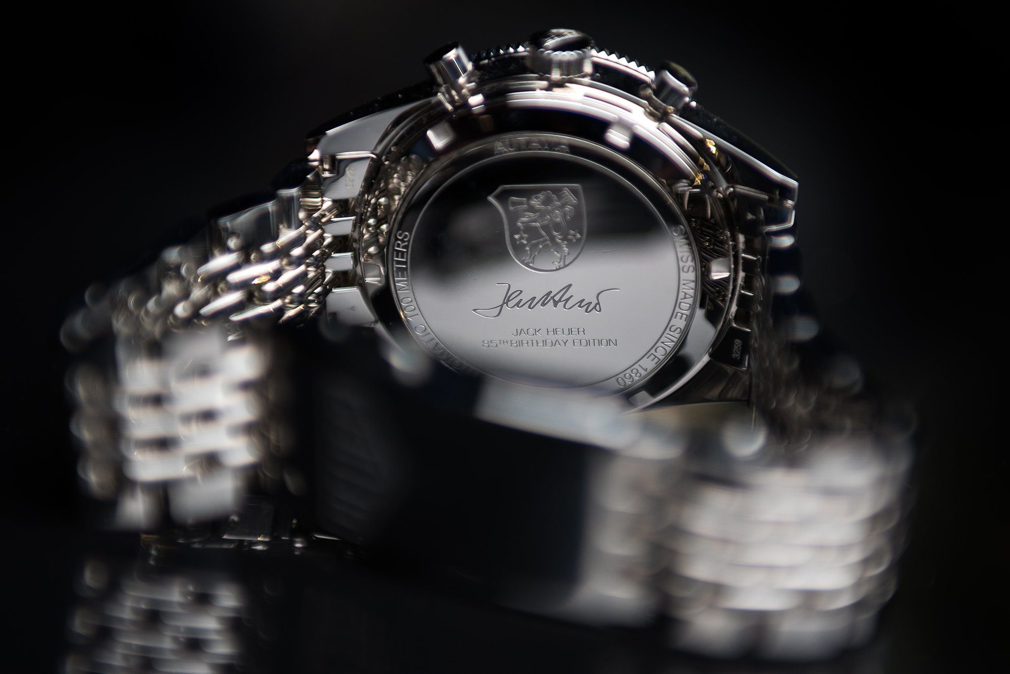 Signed caseback