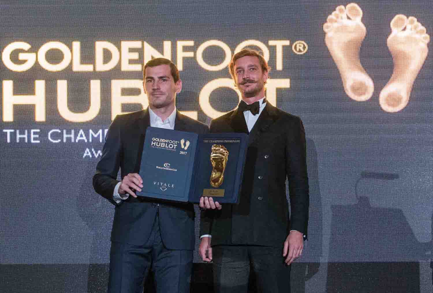 Iker Casillas and Pierre Rainier Stefano Casiraghi.