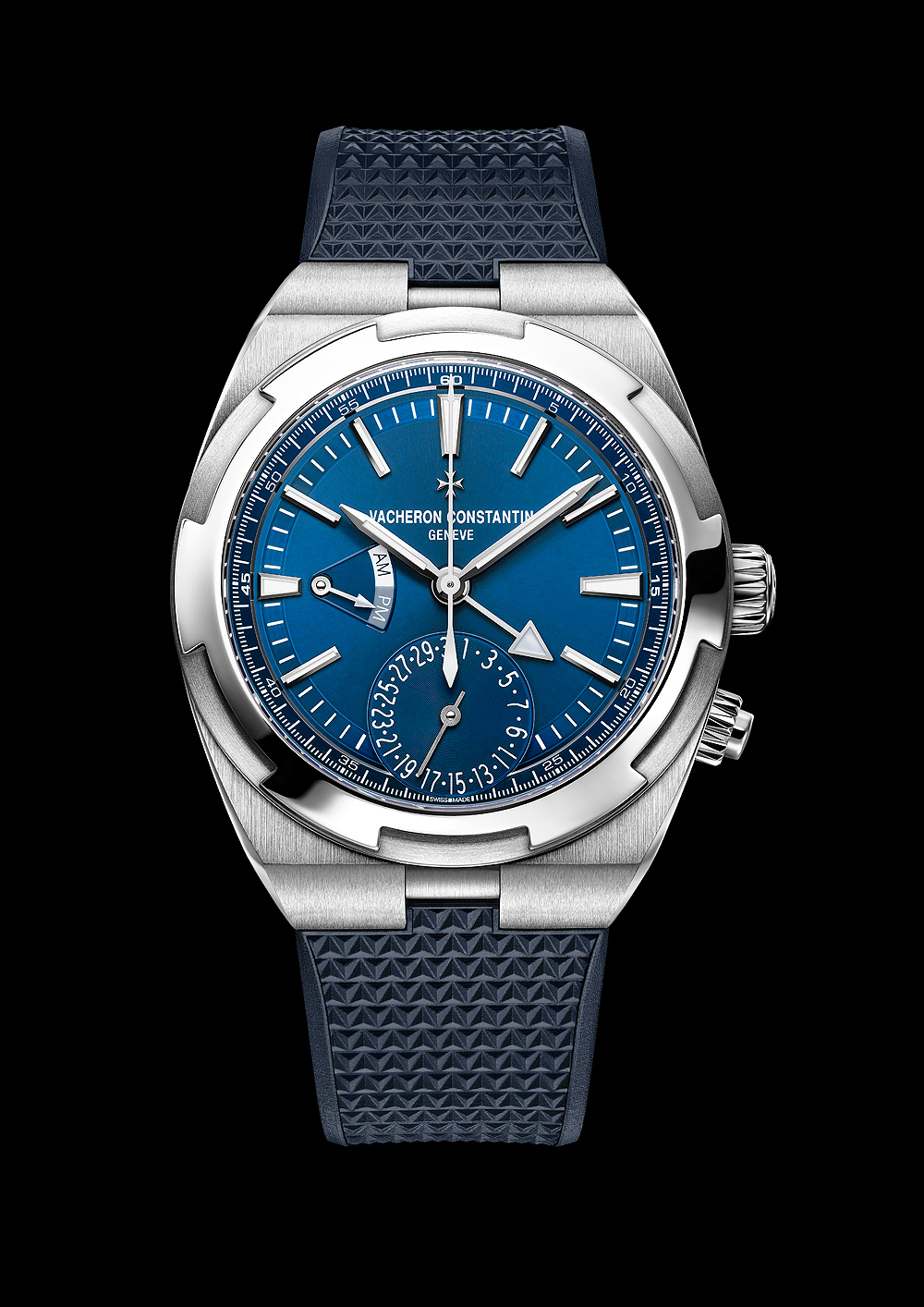 Vacheron Constantin Overseas Dual Time in stainless steel with blue dial (Ref. 7900V/110A-B334)