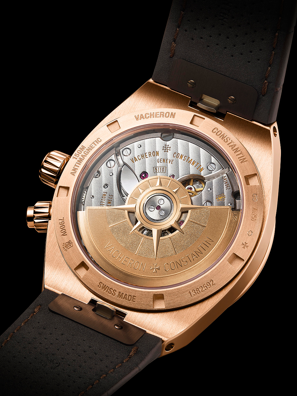The watch is powered by the new in-house Caliber 5110 DT.