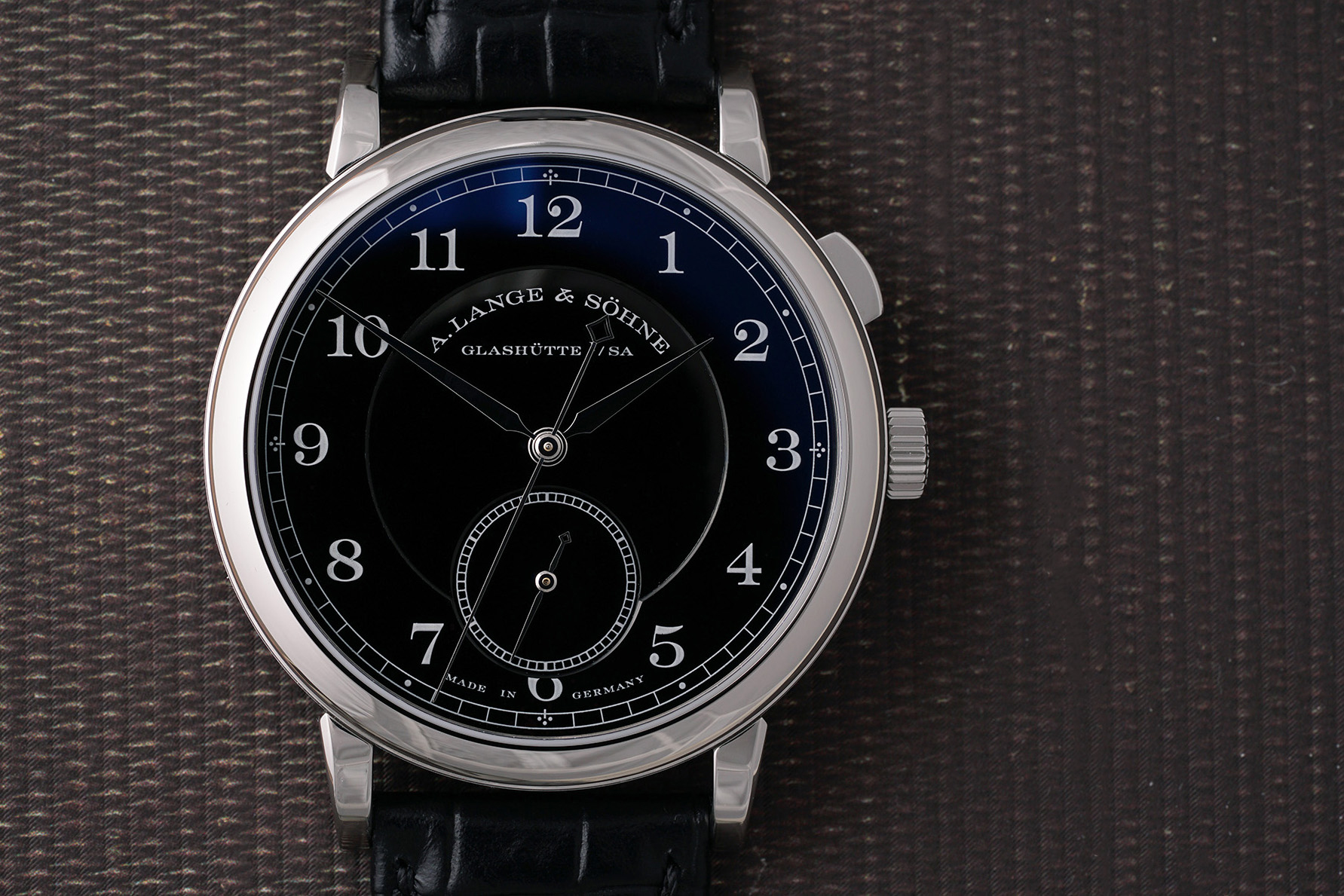 Phillips Auction A. Lange & Sohne 1815 Homage to Walter Lange Black Enamel Dial