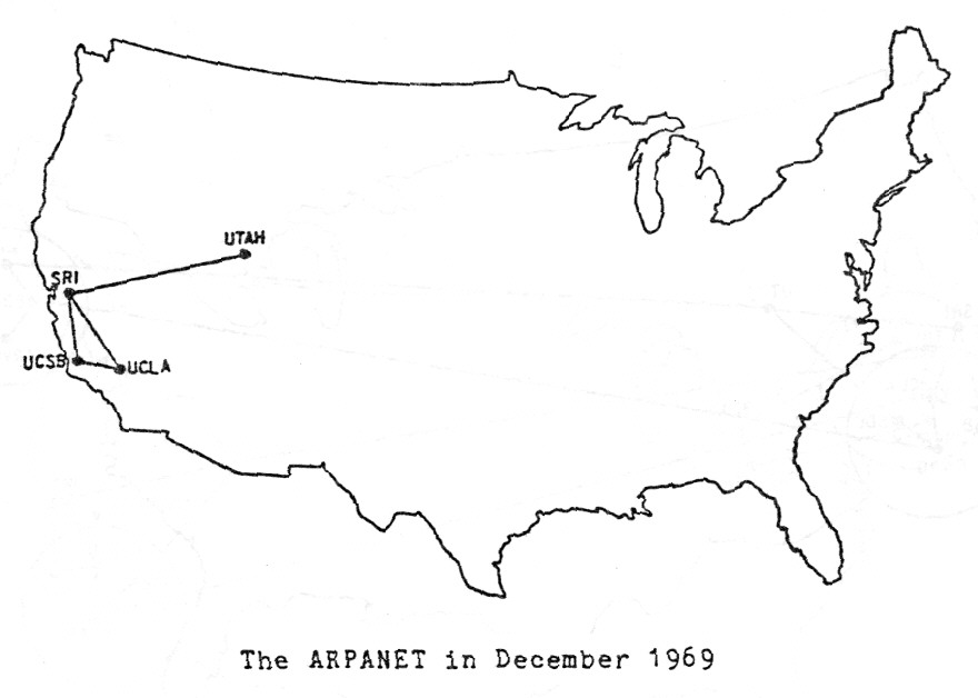 A precursor to the internet, ARPANET was launched in 1969. Credit: ITU Pictures