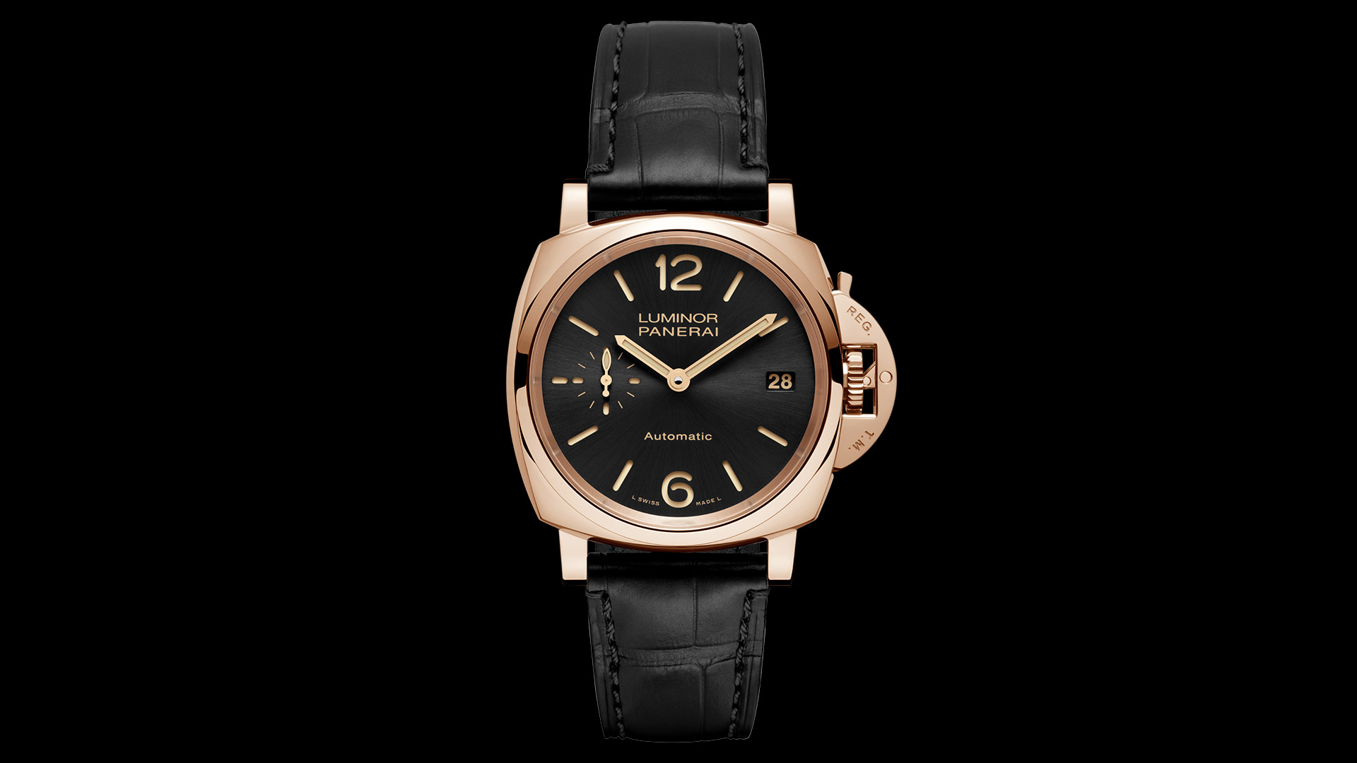 Officine Panerai Luminor Due 3 Days Automatic Oro Rosso - 38mm - PAM 908