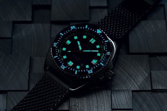 Dive watches have luminous hands and markers that can be read under water.