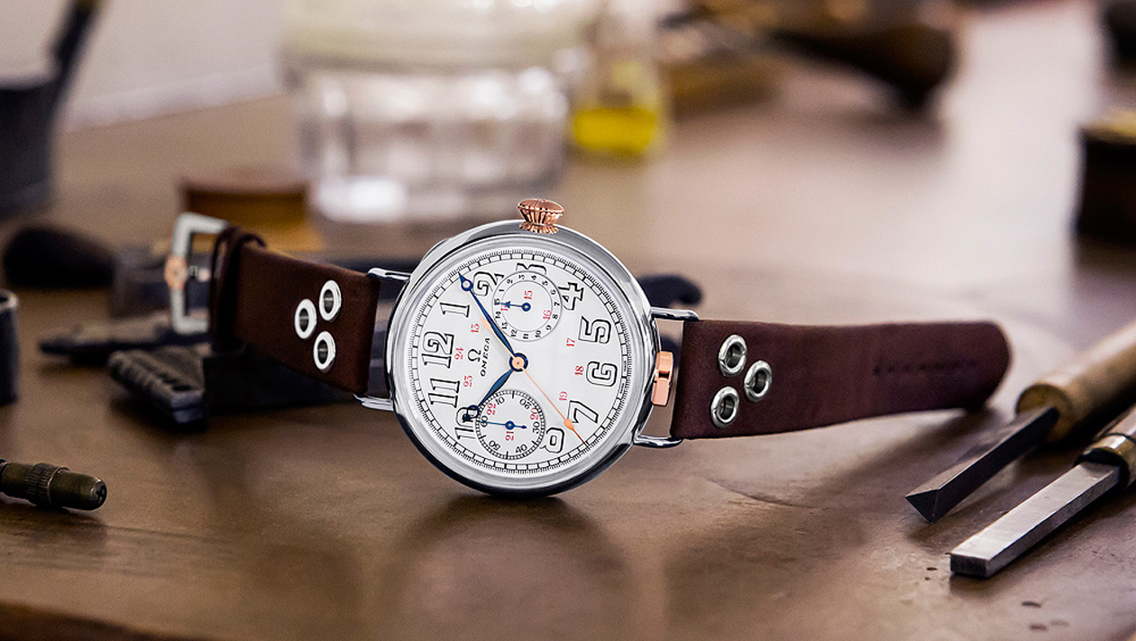 Fhe “First Wrist-Chronograph Limited Edition” re-creates an important timepiece from the brand’s history.
