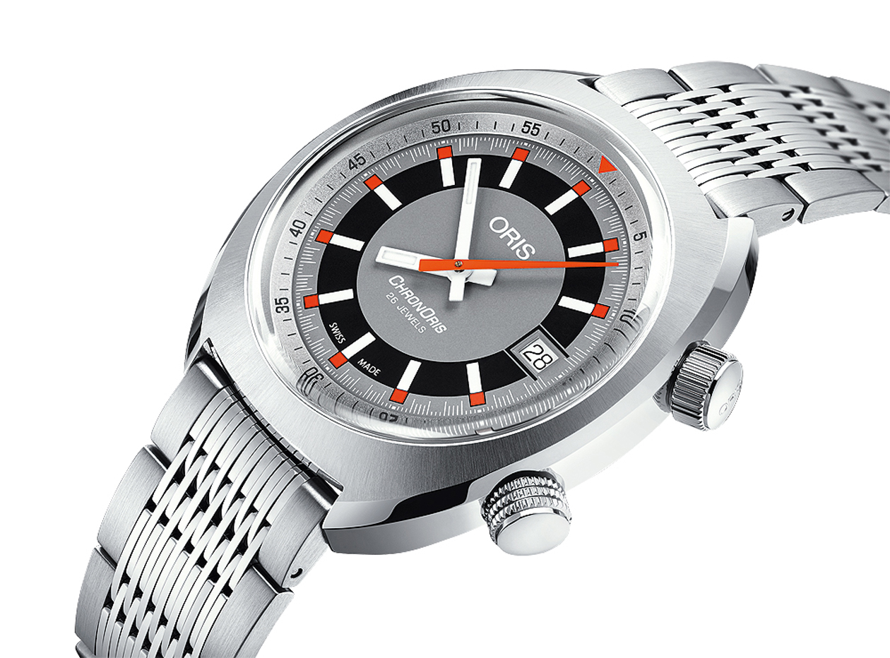 The Oris Chronoris Date is a non-chrono revival of a racing-influenced chronograph from 1970.