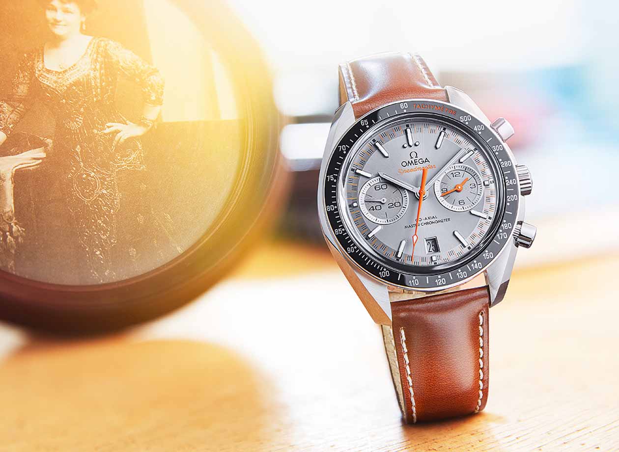 The Omega Speedmaster Racing Chronometer is based on a model from 1968.