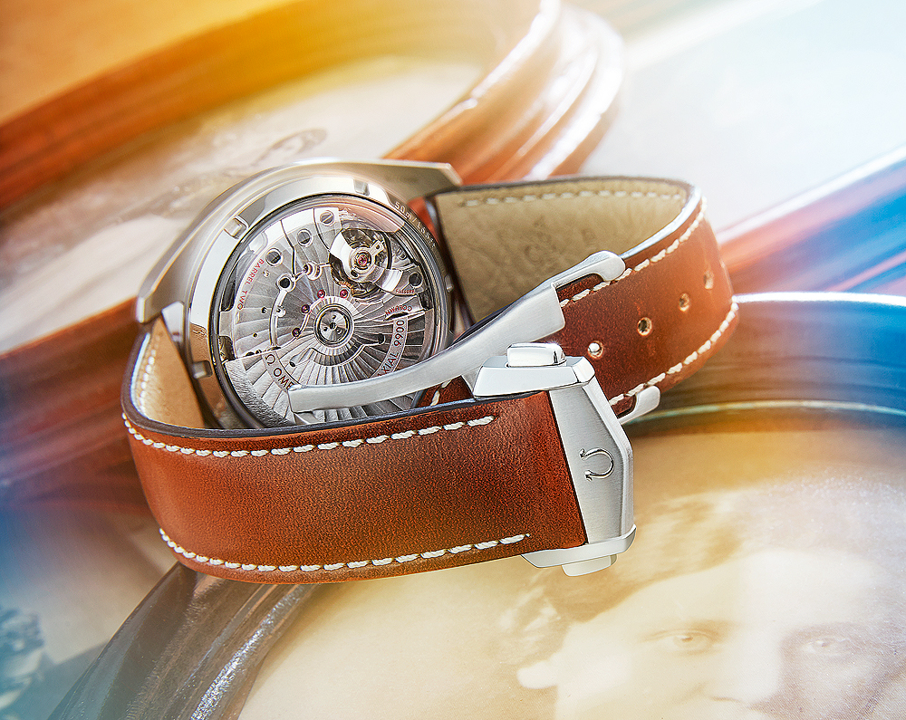 The watch fastens with a sturdy, secure folding clasp.