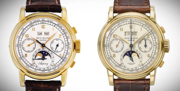 Both watches feature the signature of the retailer