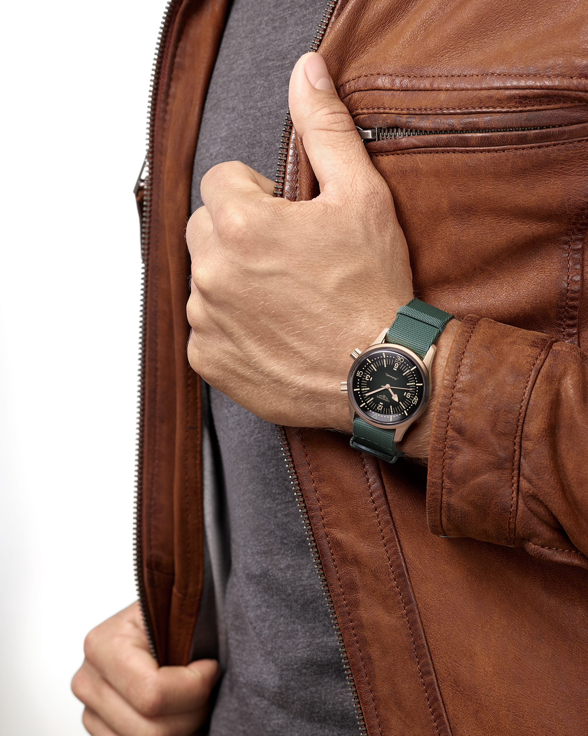 Longines Legend Diver in Green