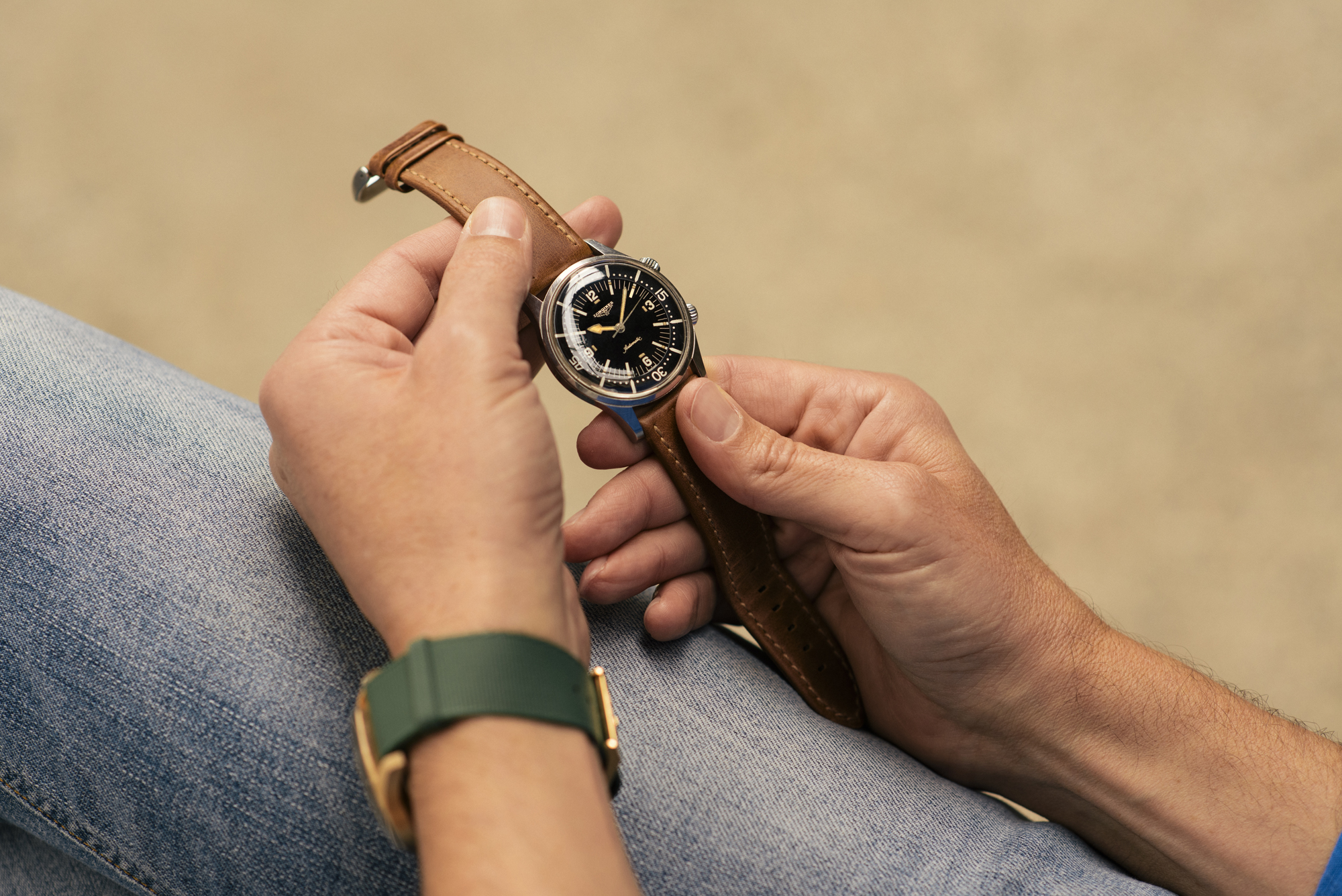 Longines Legend Diver in Green