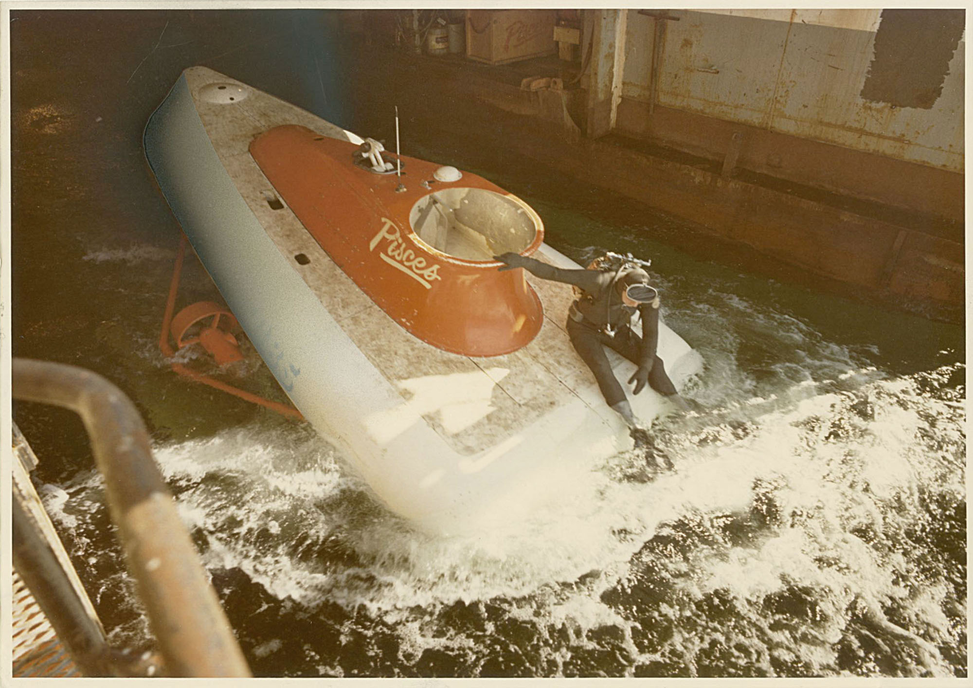 Rolex watches were attached to the exterior of HYCO submersibles, often on the articulated arm.