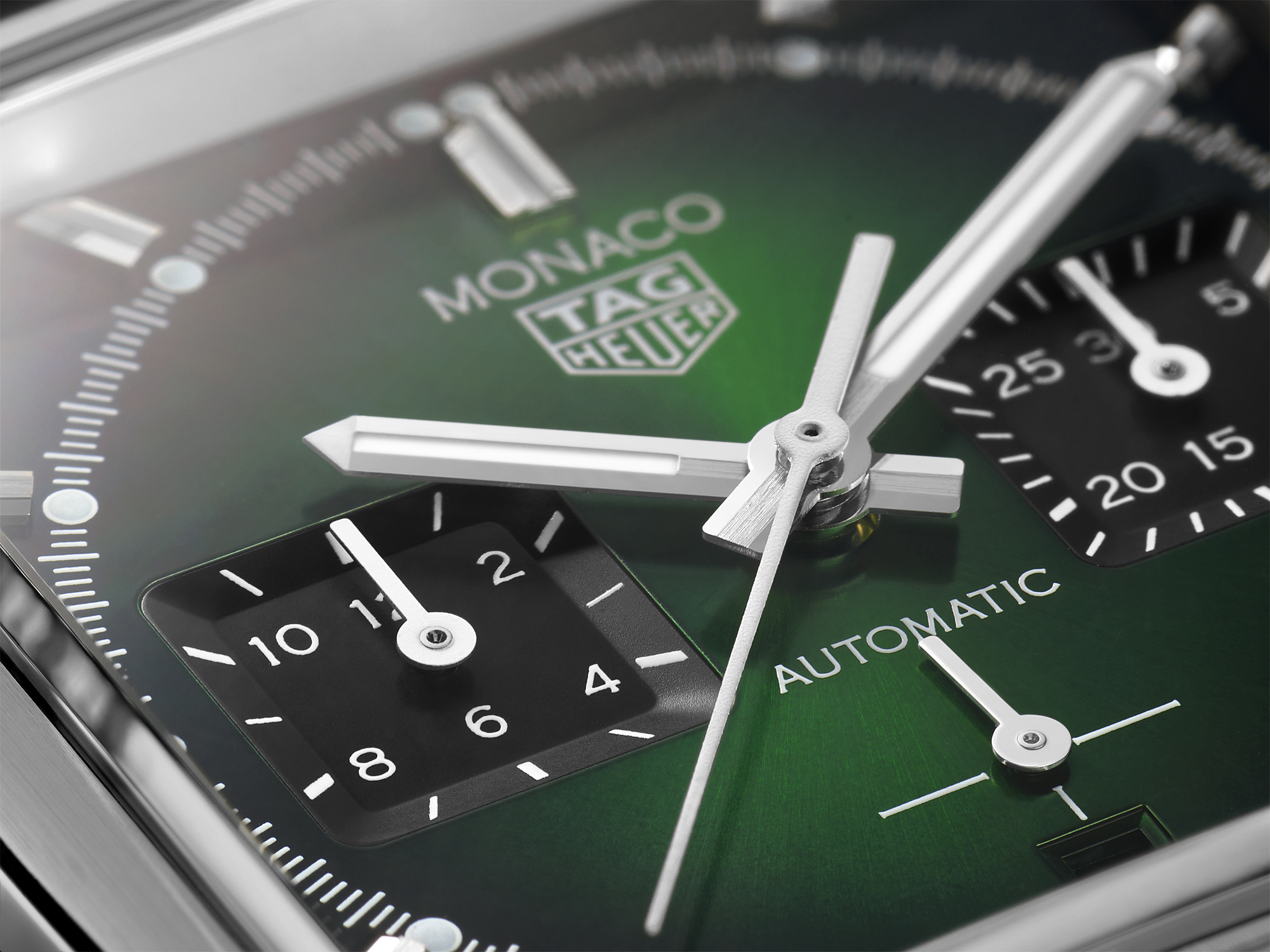 TAG Heuer Monaco Green Dial Calibre Heuer 02