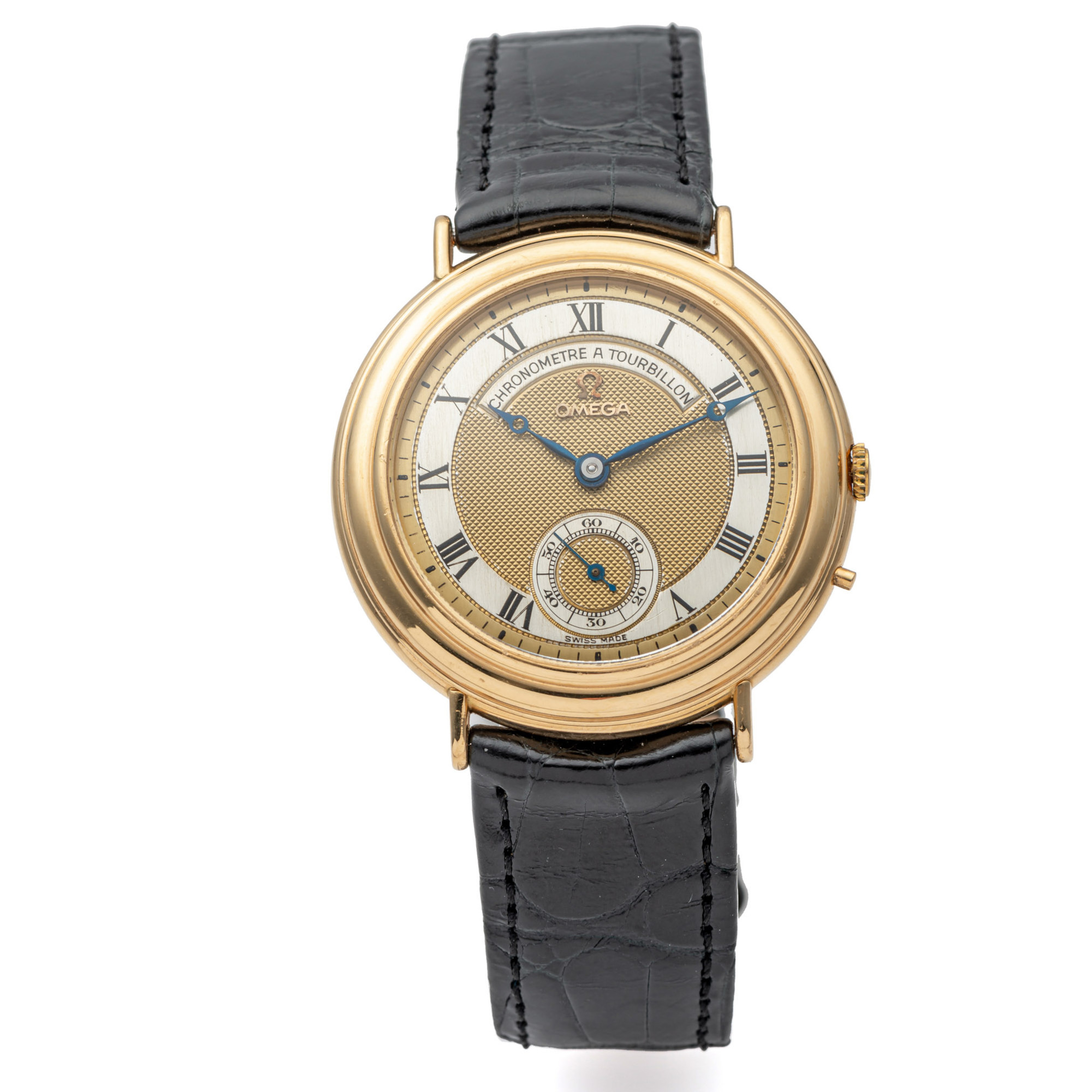 The Omega Chronometre a Tourbillon in yellow gold.jpeg