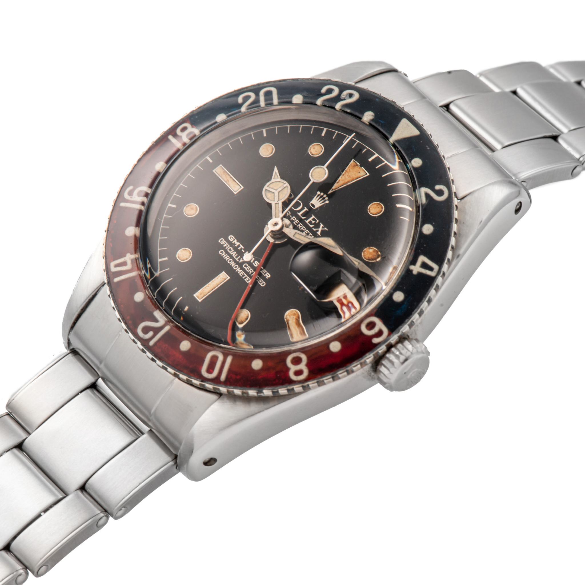 ROLEX, REF. 6542, GMT MASTER GILT DIAL, BAKELITE BEZEL