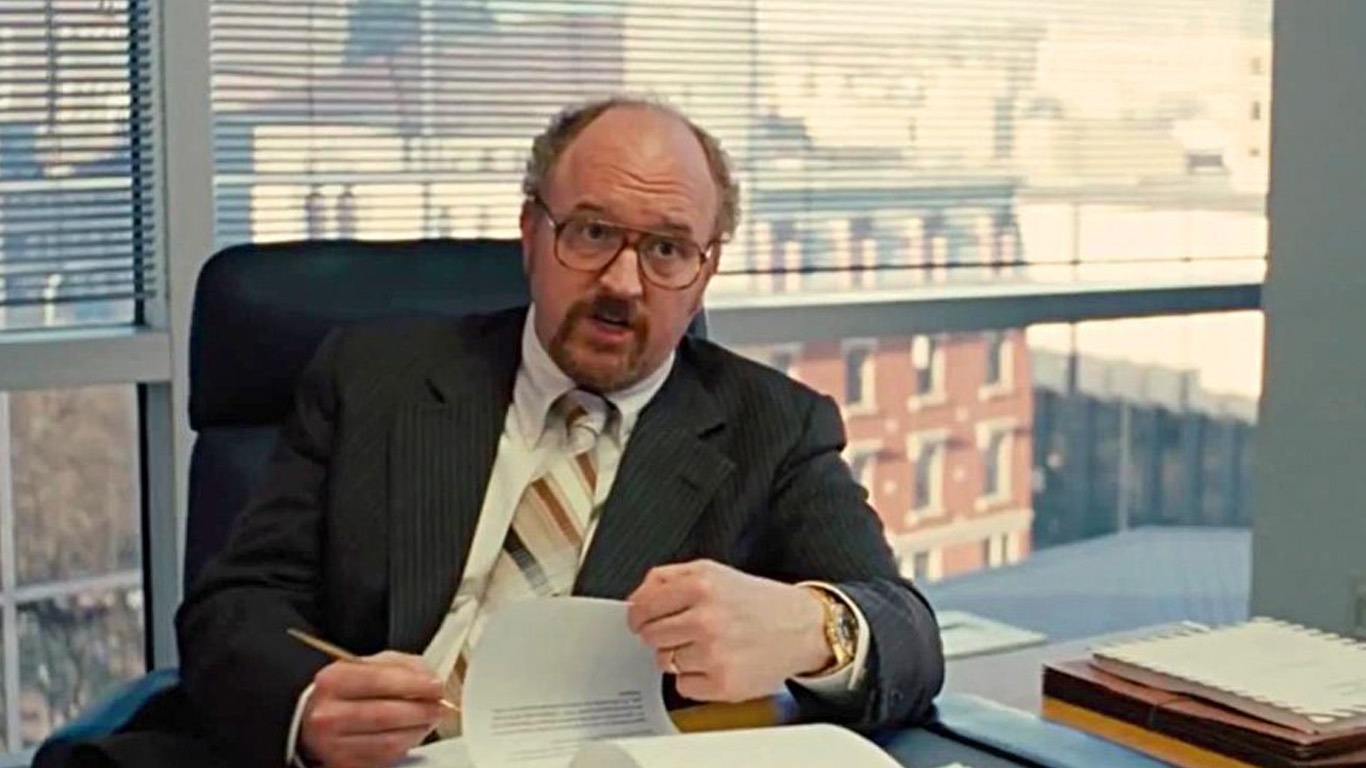 Ahead of the time: Stoddard Thorsen’s (Louis CK) wearing a GMT Master II in American Hustle (2013)