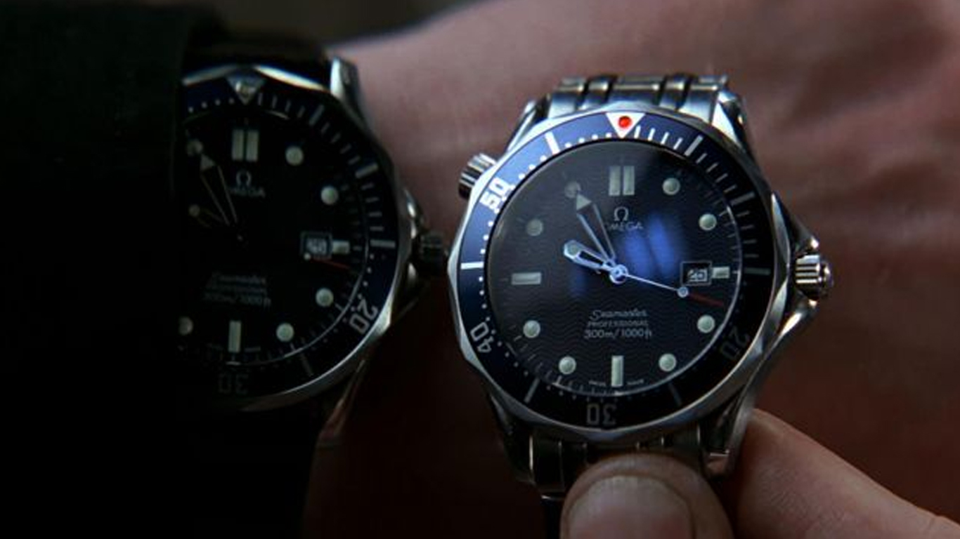 Omega’s movie premiere in Goldeneye (1995) with the Seamaster 300 / United International Pictures