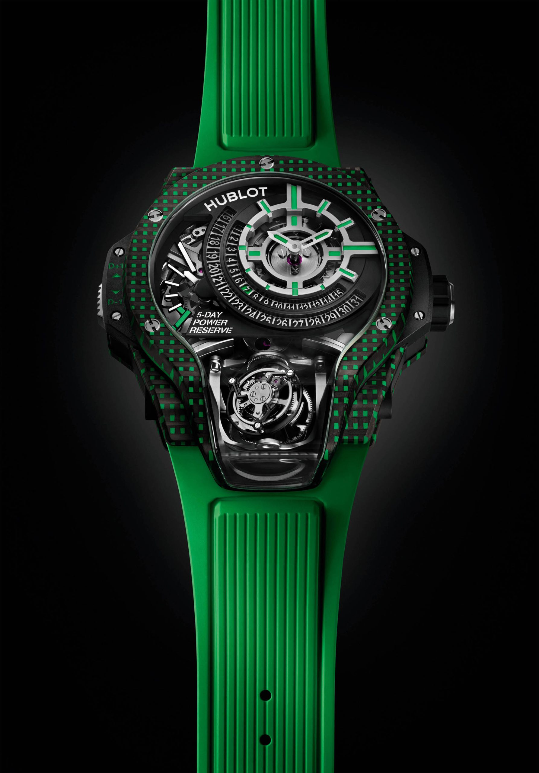 Hublot MP-09 Tourbillon Bi-Axis 5 Days Power Reserve 3D Carbone