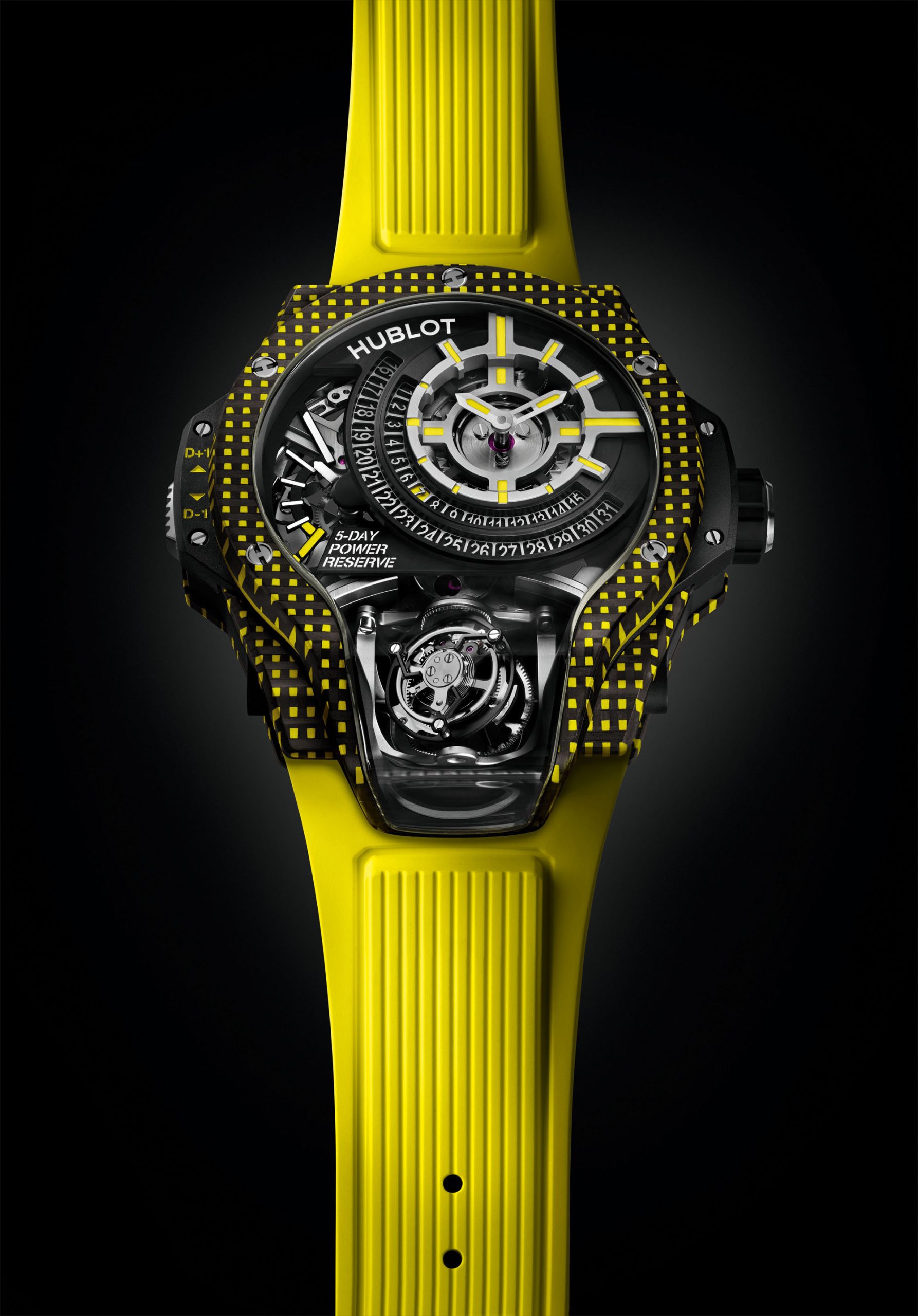 Hublot MP-09 Tourbillon Bi-Axis 5 Days Power Reserve 3D Carbone