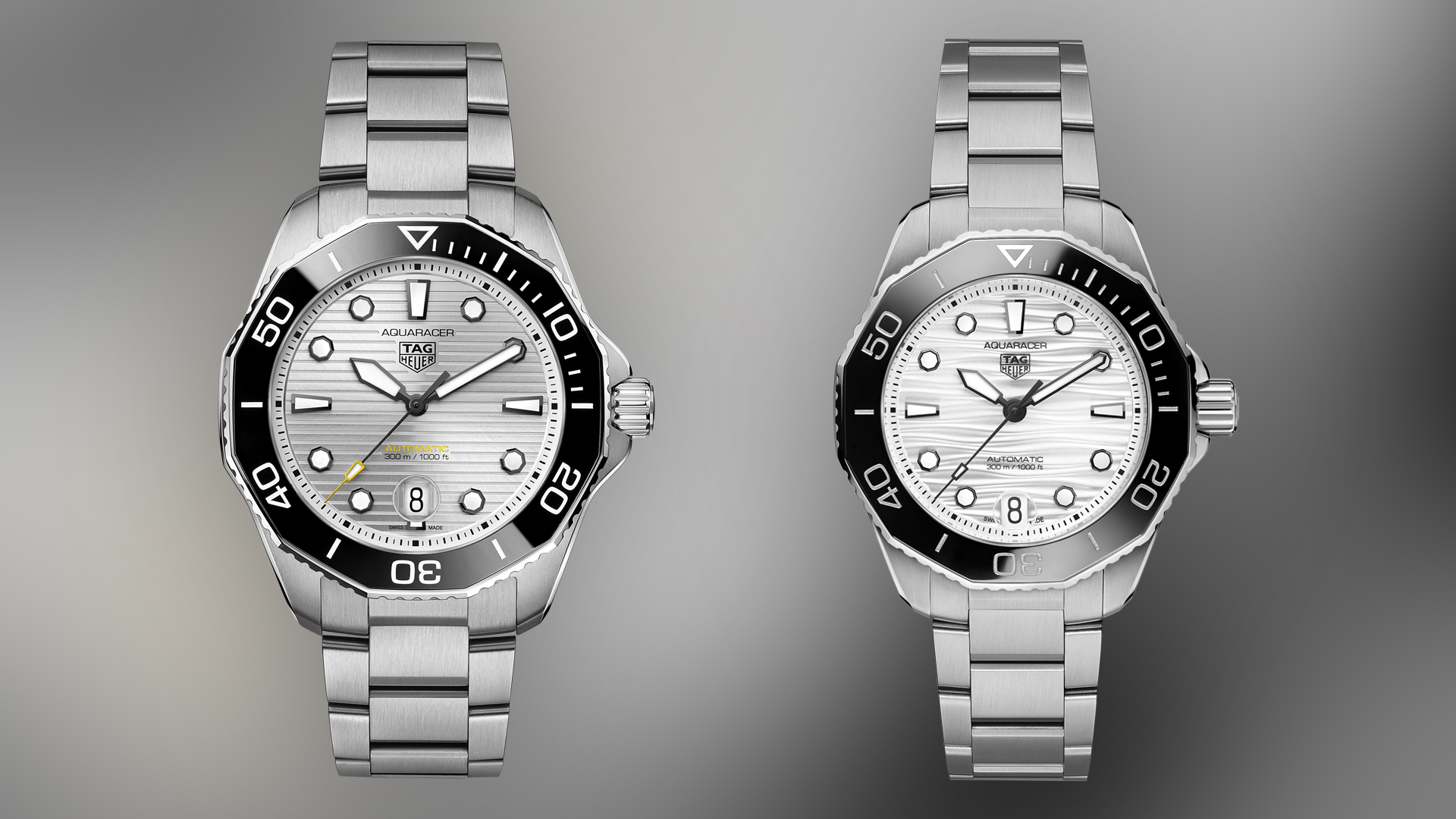 TAG Heuer Aquaracer Professional 300 WBP201C.BA0632 and TAG Heuer Aquaracer Professional 300 WBP231C.BA0626