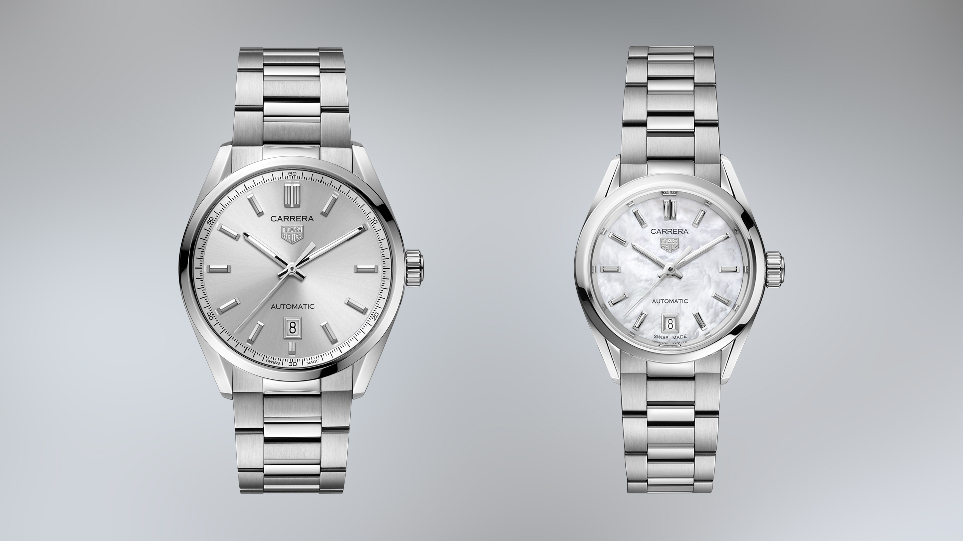 TAG Heuer Carrera WBN2111.BA0639 with TAG Heuer Carrera WBN2410.BA0621
