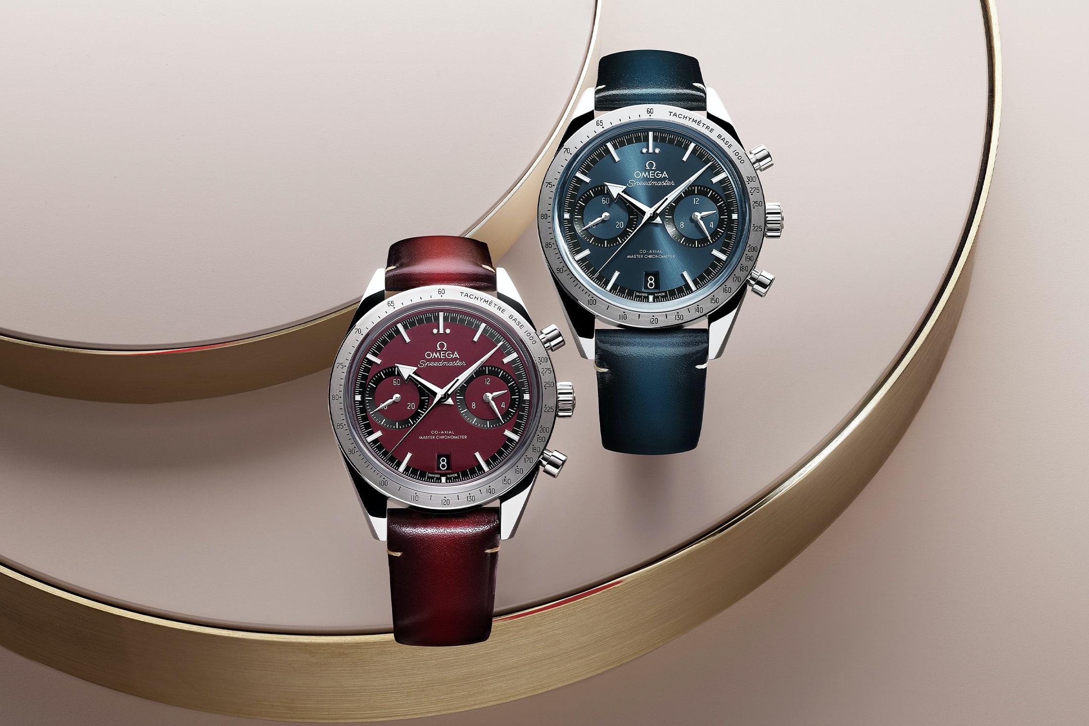 Speedmaster '57 Calibre 9906 on leather straps.jpeg
