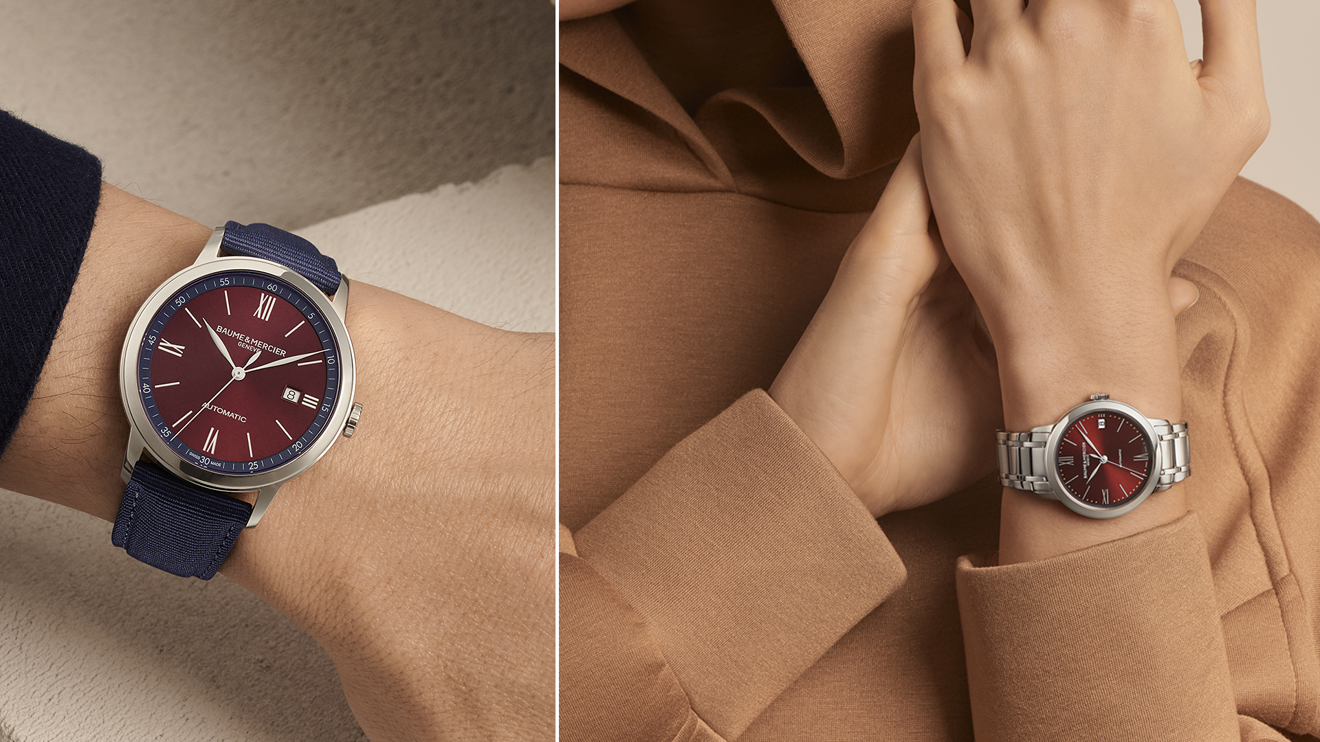 Baume & Mercier Classima M0A10694 (left) and M0A10691