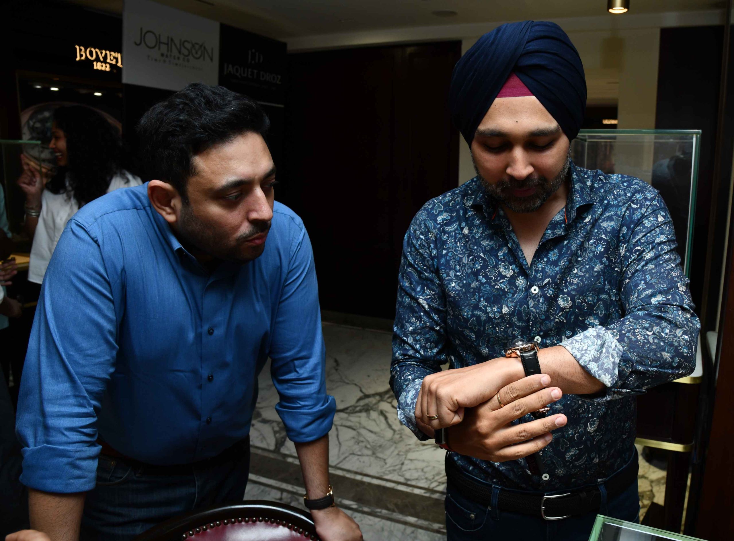 WatchTime India x Jaquet Droz Collector Gurmeet Singh with Gaurav Tandon
