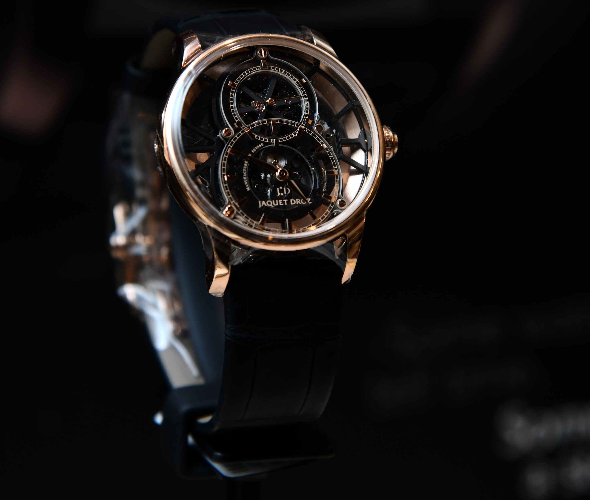 Grande Seconde Skelet-One Tourbillon Also showcased for the first time in India, was the Grande Seconde Skelet-One Tourbillon