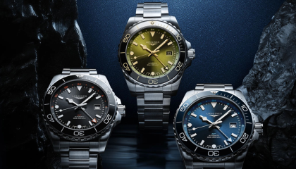 Longines’ HydroConquest GMT family expands with three new members