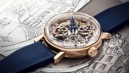 Breguet presents the Classique Double Tourbillon “Quai de l’Horloge” 5345 in rose gold