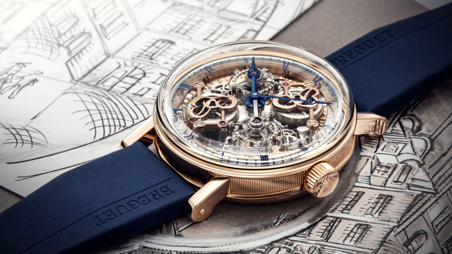 Breguet presents the Classique Double Tourbillon “Quai de l’Horloge” 5345 in rose gold