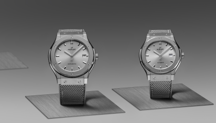 Hublot adds two new timepieces in the Classic Fusion Essential Grey collection