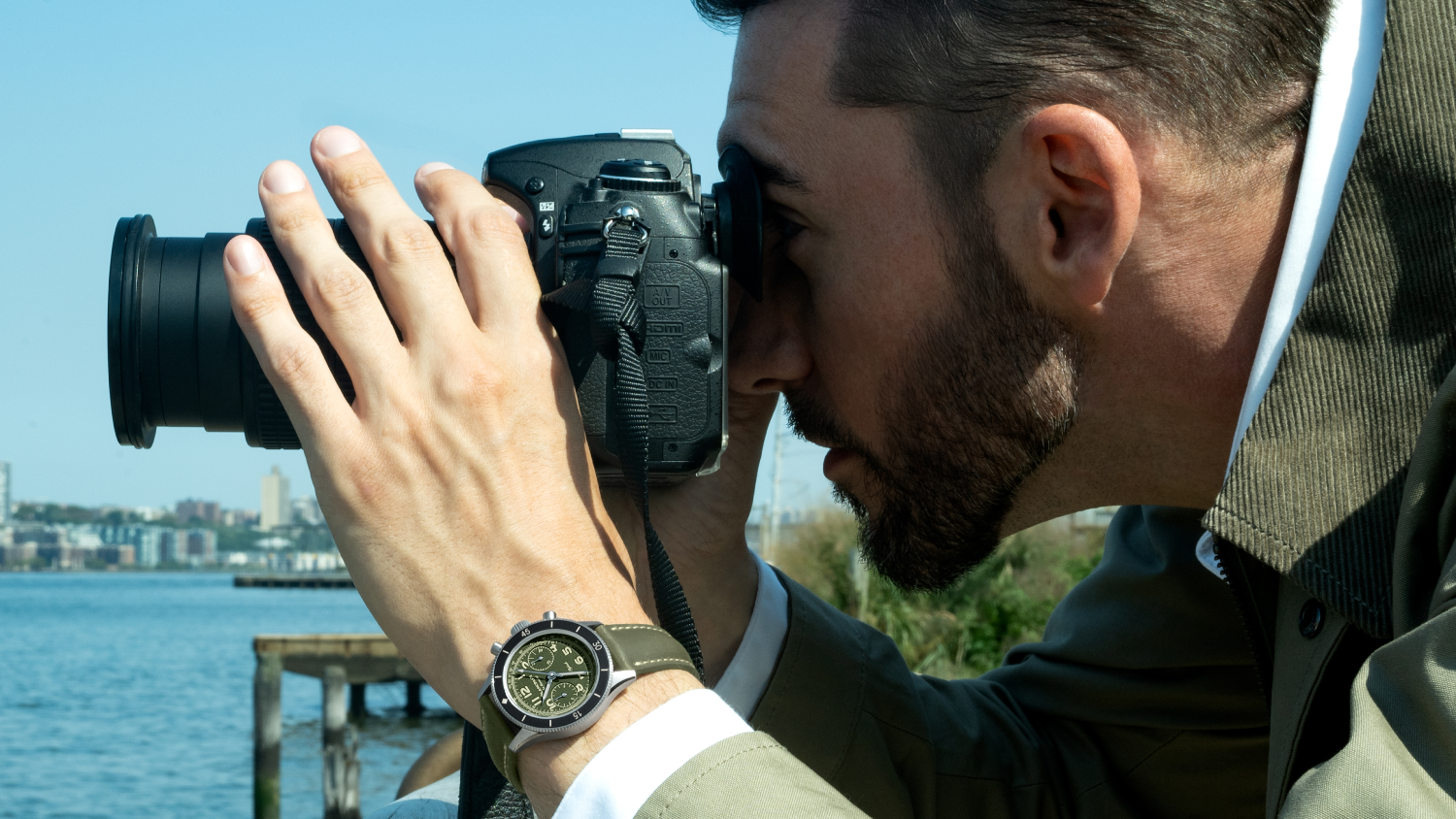 Blancpain’s new Air Command flyback chronograph now in camouflage green