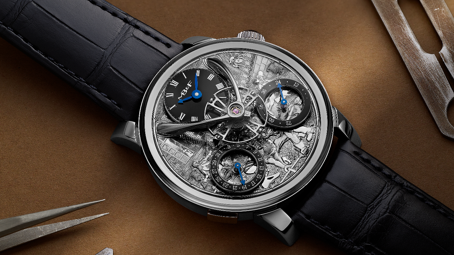MB&F’s second collaboration with Eddy Jaquet brings forth a new hand engraved limited edition timepiece