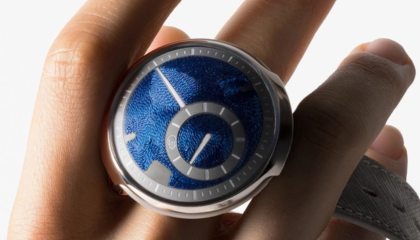 The new Ressence Type 8 Indigo showcases traditional Japanese indigo dyeing craft