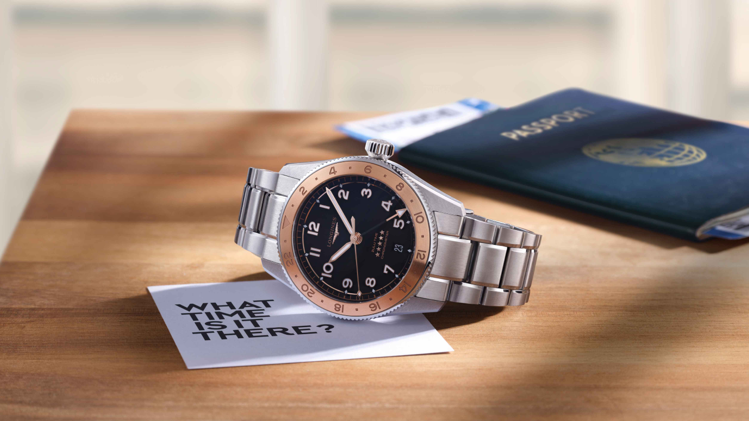 Longines celebrates a century of its first dual timezone wristwatch, with the special edition Spirit Zulu Time 1925
