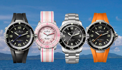 A throwback to how Blancpain’s 2025 Fifty Fathoms models are built for the modern wrist