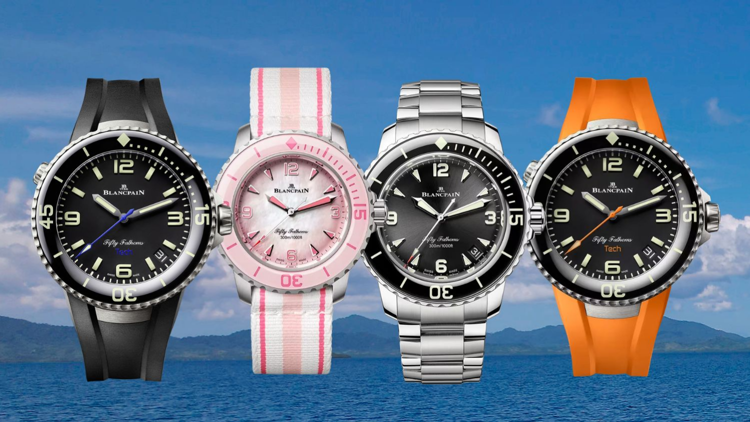 A throwback to how Blancpain’s 2025 Fifty Fathoms models are built for the modern wrist